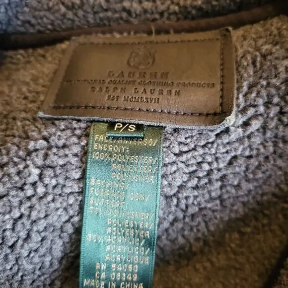 Ralph Lauren micro fleece sueded jacket - Picture 6 of 7